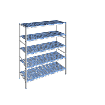 RAYONNAGE CLAYETTES POLY LIGNE 5N L1796XP560XH205