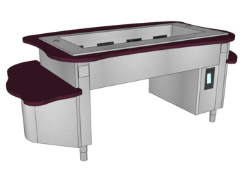 MEUBLE AUBERGINE BM A AIR EMBASE TULIPEE 4GN1/1 M3