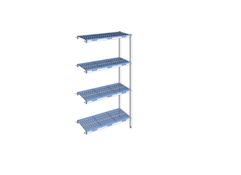 RAYONNAGE CLAYETTES POLY ANGLE 4N L1151XP400XH205