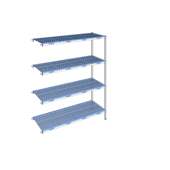 RAYONNAGE CLAYETTES POLY ANGLE 4N L1755XP500XH205