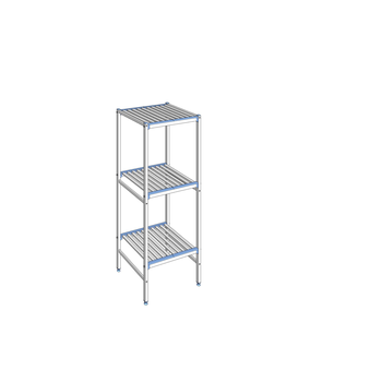 RAYONNAGE CLAYETTES ALU LIGNE 3N L 690XP560XH1750