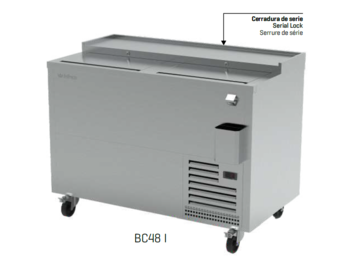 REFROIDISSEUR BOUTEILLES HORIZONTAL - INOX