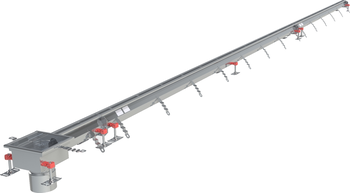 CANIVEAU MODUL 20 - L5500 - HAUT70/90 - INOX 304