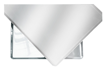 PLAQUE PATISSIERE 400X600 TOLE ALU 15/10EME PLEINE