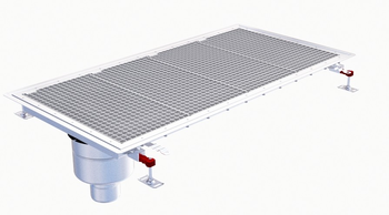 CANIVEAU EPUR INOX COMPLET SOL SOUPLE /CAILLEBOTIS