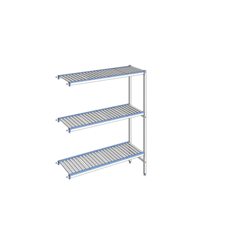 RAYONNAGE CLAYETTES ALU ANGLE 3N L1453XP400XH1750