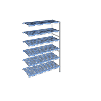 RAYONNAGE CLAYETTES POLY ANGLE 6N L1453XP500XH205