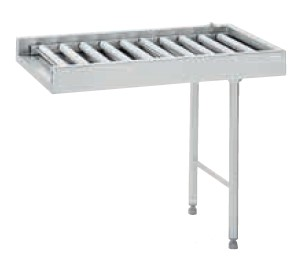 TABLE A ROULEAUX 2100 X 600 X H880 AVEC BUTEE