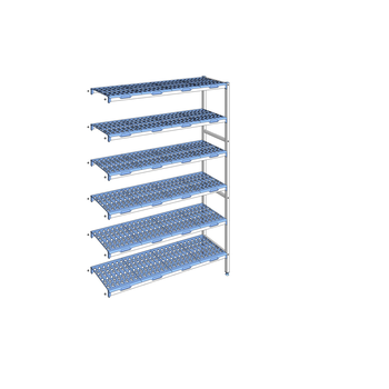 RAYONNAGE CLAYETTES POLY ANGLE 6N L1453XP400XH205