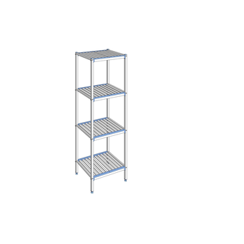 RAYONNAGE CLAYETTES ALU LIGNE 4N L 690XP500XH2050