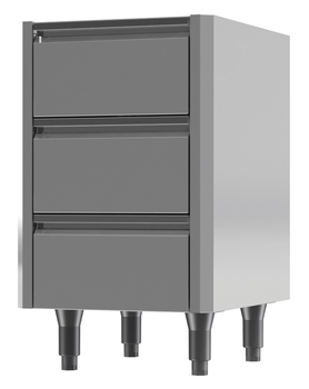 MEUBLE BAS SANS DESSUS LG 500MM - 3 TIROIRS