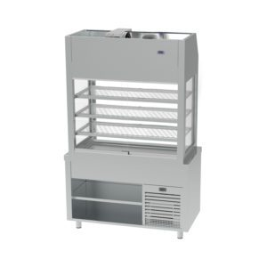 SELF-SERVICE VITRINE 3NVX PLAQUE FROIDE RES NEUTRE
