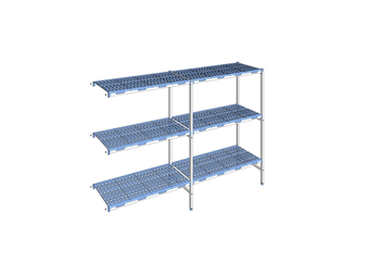 RAYONNAGE CLAYETTES POLY ANGLE 3N L2593XP500XH175