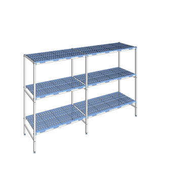 RAYONNAGE CLAYETTES POLY LIGNE 3N L2834XP560XH175