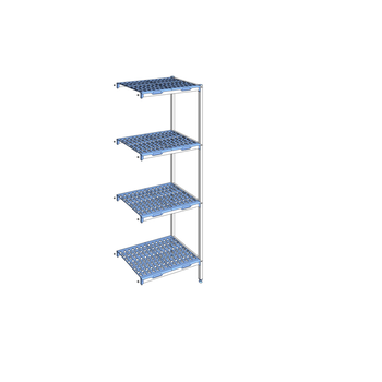 RAYONNAGE CLAYETTES POLY ANGLE 4N L 749XP500XH205