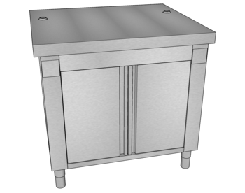 MEUBLE NEUTRE PLANCH ETAGERE L950 EMB TULIPEE O3