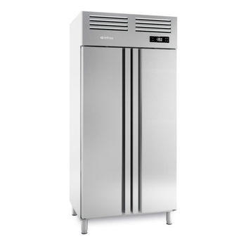 ARMOIRE NEGATIVE GN1/1 - 2 PTES INOX