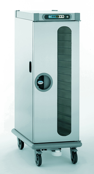 ARMOIRE CHAUDE GN1/1 15 NIV. PTE VITREE AVEC HYGRO