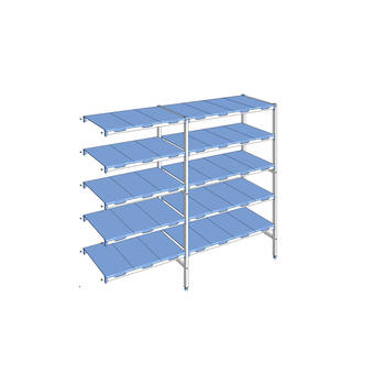 RAYONNAGE CLAYETTES POLY ANGLE 5N L2191XP500XH1750