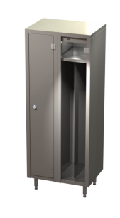 ARMOIRE PENDERIE 1 ÉTAGÈRE1 PORTE DESSUS PENTÉ