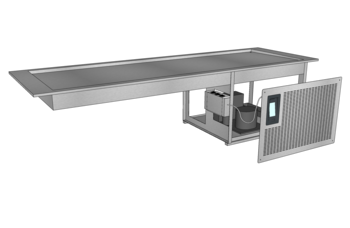 MEUBLE CUVE HOD DESSUS LISSE 2240 GROUPE IDECO3