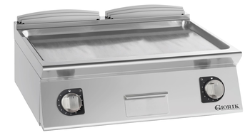 GRIL ÉLECTRIQUE, ACIER CHROMÉ, DOUBLE-LISSE