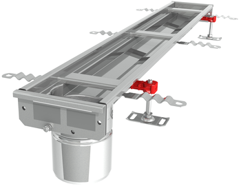 CANIVEAU MODUL 125 - L1000 - HAUT50/50 - INOX 304