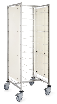 CHARIOT CAFET 2X12 NIV SENS 480-560+PAROIS BEIGE