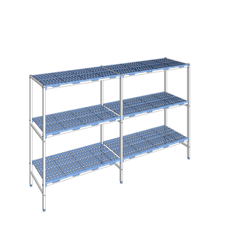 RAYONNAGE CLAYETTES POLY LIGNE 3N L2936XP560XH175