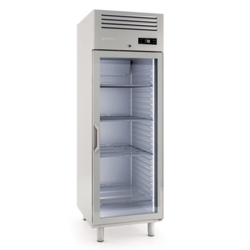 ARMOIRE POSITIVE 1 PORTE VITREE GN 2/1
