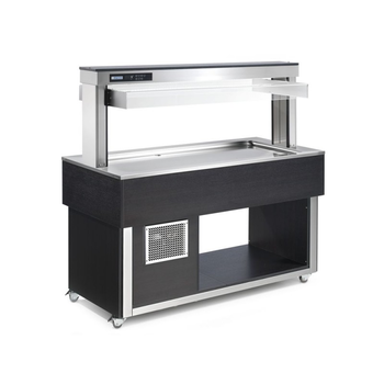 MEUBLE REFRIGERE STATIQUE 6GN1/1 WENGE