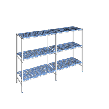 RAYONNAGE CLAYETTES POLY LIGNE 3N L2736XP500XH175