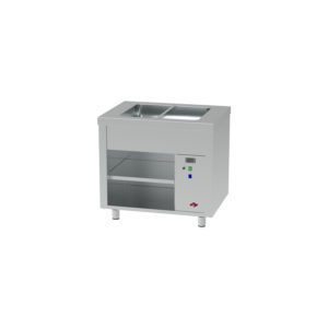 SELF-SERVICE BAIN MARIE 2 BACS RESERVE NEUTRE OUV