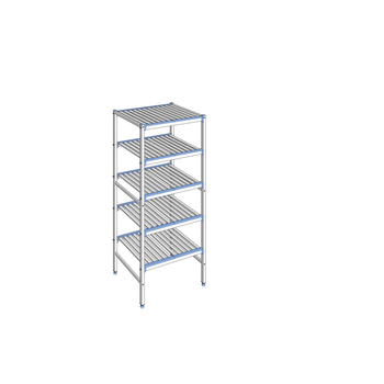 RAYONNAGE CLAYETTES ALU LIGNE 5N L 790XP560XH1750