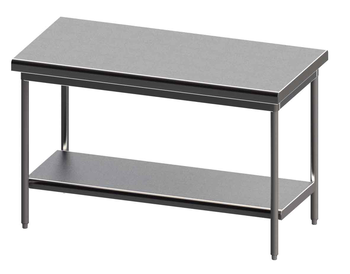 TABLE DEMONTABLE RAYONNEE TOUT INOX CENTRALE, 2200