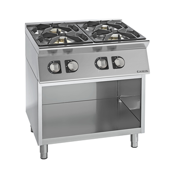 FOURNEAU FEUX VIFS GAZ, 4 FEUX