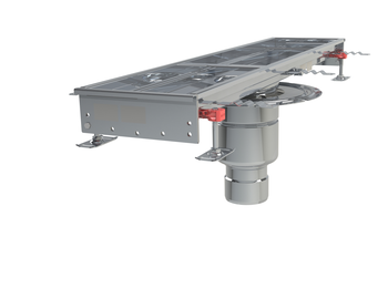 CANIVEAU MODUL 200 - L1000 - HAUT60/60 - INOX 304