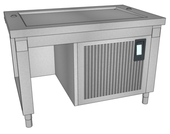 MEUBLE HOD EMB TULIPEE L.1350 DESSOUS LIBRE GPE O3