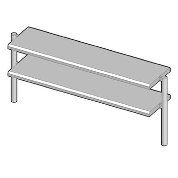 ETAGERE INFRA-ROUGE 2 NIV.1600