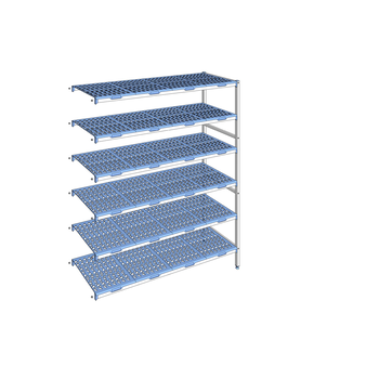 RAYONNAGE CLAYETTES POLY ANGLE 6N L1755XP560XH205