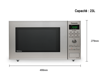 MICRO-ONDES SOLO 23L INOX