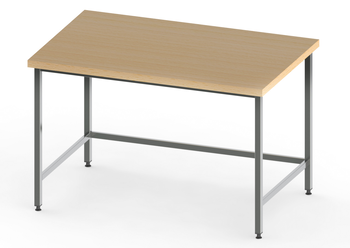 TABLE HETRE 2000 X 800 HT 900 PIETEMENT SUR VERINS
