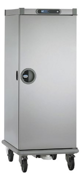 ARMOIRE CHAUDE GN2/1 20 NIV. PTE INOX AVEC HYGRO