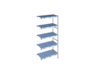 RAYONNAGE CLAYETTES POLY ANGLE 5N L 951XP400XH205