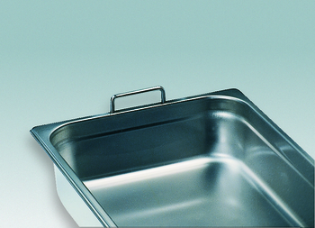 BAC INOX GASTRONORME 1/6 P.100 ANSES FIXES