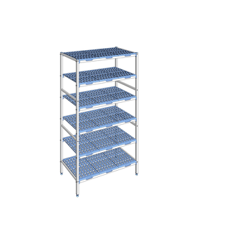 RAYONNAGE CLAYETTES POLY LIGNE 6N L1192XP560XH205