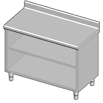 MEUBLE OUVERT 1 FACE 600X1200 AVEC DOSSERET