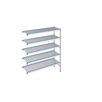 RAYONNAGE CLAYETTES ALU ANGLE 5N L1553XP400XH1750