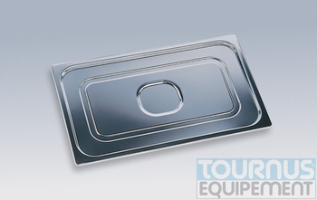 COUV.INOX GN 1/9 SANS POIGNEE