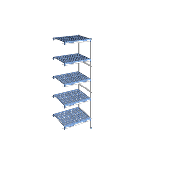 RAYONNAGE CLAYETTES POLY ANGLE 5N L 749XP500XH205